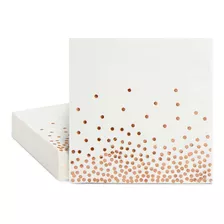 Servilletas Juvale, Papel De Lunares, 16,5 X 16,5 Cm, 50 Uni