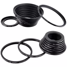 K&f Concept 18 Pieces Filter Ring Adapter Set, Camera Lens F