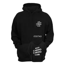 Blusa De Frio Moletom Estampado Anti Cardio Social Academia