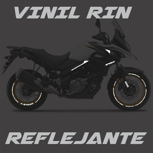 Kit Sticker Reflejantes Suzuki V-strom 650xt R17-19 + Regalo Foto 9