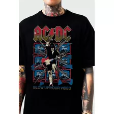 Camiseta Ac/dc Blow Up Your Video Of0249 Consulado Do Rock