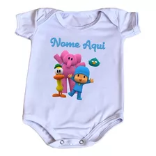 Body Sem Pérolas Infantil Aniversário Menino Pocoyo