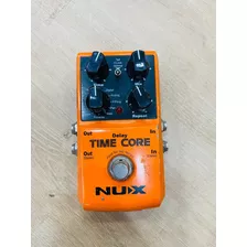 Pedal De Efeito Nux Time Core Delay Laranja - Usado