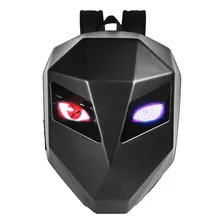 Mochila Motoqueiro Led Iron Man Cor Preto Design Lisa 20l