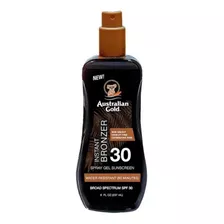 Bronceador Australian Gold Instant Bronzer Fps30 Spray Gel