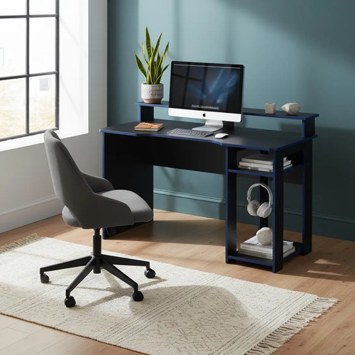 Mesa Gamer Com Porta Cpu Me4153 Tecnomobili