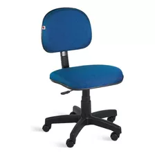 Cadeira De Escritório Shop Cadeiras Ag401s Gamer Ergonômica Azul E Preta Com Estofado De Polipropileno