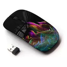 Koolmouse [ratón Inalámbrico Óptico 2.4g [llama De Patrón