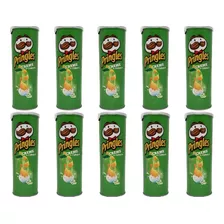 10 Salgadinho De Batata Pringles Creme E Cebola 109g