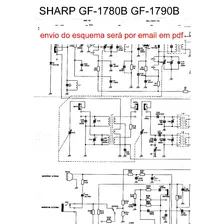 Esquema Radio Sharp Gf1790b Gf 1790b Gf1790 Via Email