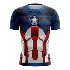 Playera Sublimada Capitán América Traje D2