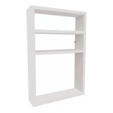 Porta Temperos Nicho C/ 3 Prateleiras Branco Em Mdf 18mm G