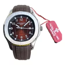 Relógio Masculino De Luxo Patek Aquanaut Brown Automático 
