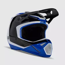 Casco Moto V1 Nitro Azul/negro Fox