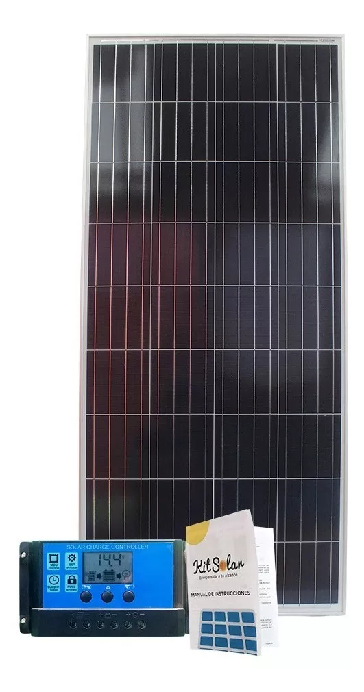 Kit Solar Panel Autoinstalable Energia Regulador Manual K6c