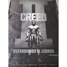 Banner Cine Original Poster Creed 2 Stallone Rocky 