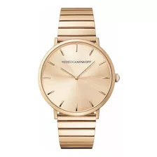 Reloj Mujer Rebecca Minkoff 2200007 Cuarzo Pulso Oro Rosa En