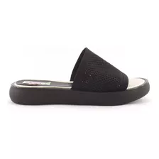 Sandalias Bajas Comodas Mujer Faja Tela Calada 9020 Cshoes