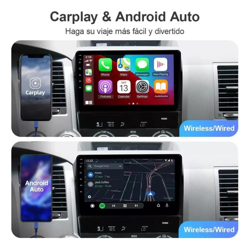 Carplay Android Toyota Tundra Sequoia 05-14 Radio Touch Usb Foto 2