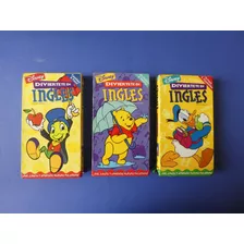 Lote 3 Cintas Vhs Disney , Divirtete En Ingles .