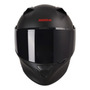 Casco Roda Rush Negro Mate Logo Rojo Mica Humo L Abatible 