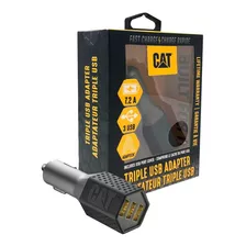 Cargador Cat Para Autos Triple Usb