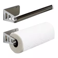 Toallero De Papel Para Montaje En Pared Decobros, Cromado