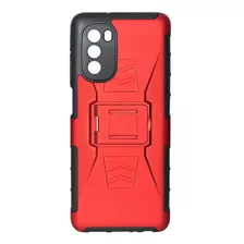 Funda Moss Uso Rudo 3 En 1 Colores Para Motorola Moto G51 5g