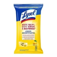 Lysol Toallas Desinfectantes Citrus 72 Pz