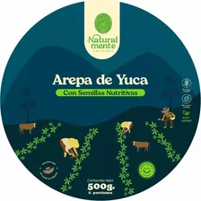 Arepa De Yuca Con Semillas Nutritivas 500 Gr