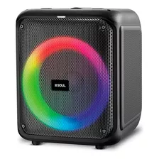 Parlante Bluetooth Box Beat 8'' 30w Led + Mic Karaoke Soul