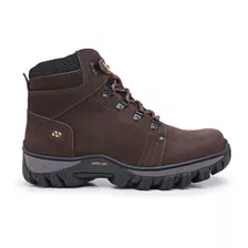 Bota Coturno Masculino Botina Motoqueiro Em Couro Legítimo