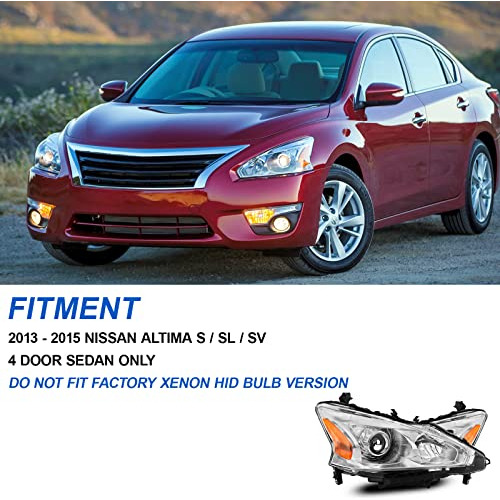 Ensamblaje De Faro Para Nissan Altima 2013-2015 Foto 4