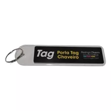 Tag Veicular - Placa Chaveiro Transparente Moto 1un