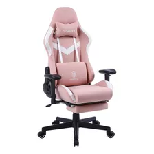 Silla Gamer Pro Dowinx Elite De Escritorio Ergonómica Ls6668 Color Rosa