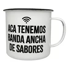 Set X12 Jarro Hervidor Enlozado Frases Café Bebidas 