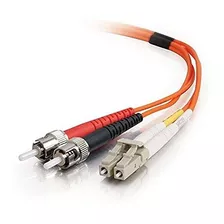 Cable De Fibra Óptica Om1 C2g 33164 - Lc-st 62.5/125 Duplex