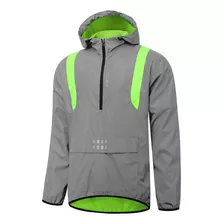 Chaqueta De Ciclismo Reflectante Para Hombre Con Capucha Y M