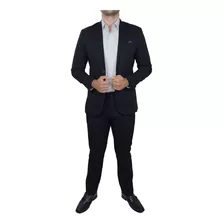 Costume Masculino Docthos Terno Slim Alfaiataria Preto 11907