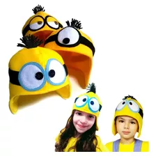 Gorro Touca Chapéu Para Fantasia Minions Pp, P, M, G E Gg