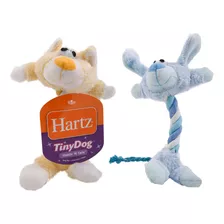 Pack 2 Juguetes Peluches De Cuerda Para Perro Hartz