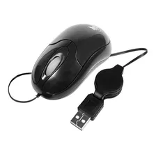 Mouse De Oficina Óptico Retráctil Xtech Negro Pcreg
