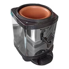 Suporte Galão De Agua 10l E 20l Inox Com Cuba De Barro Top