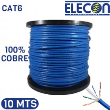 Cable Utp Internet Cat6 Elecon X 10mts Interior 100% Cobre 