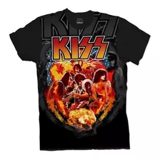 Camiseta Rock Kiss Heavy Metal Adultos / Niños