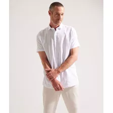 Guayabera Hombre Patprimo M/c Blanco Algodón 44030372-10215