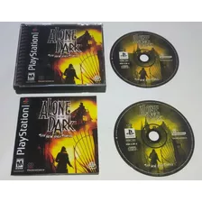 Alone In The Dark Playstation Patch Mídia Preta C/manual