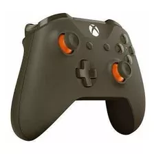 Mando Inalámbrico De Xbox One Verde Con Naranja