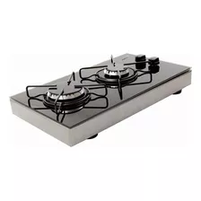 Cooktop Win 2 Bocas De Sobrepor Acend. Manual Preto