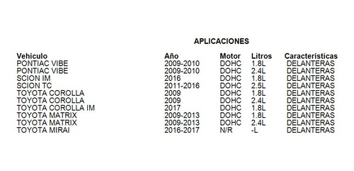 Balatas Delanteras Im 2016 Fritec 1.8l Scion Foto 3